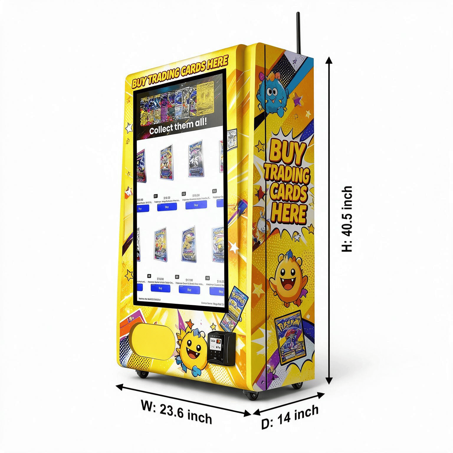 Mega Wall 2.0 TCG Smart Trading Card Vending Machine