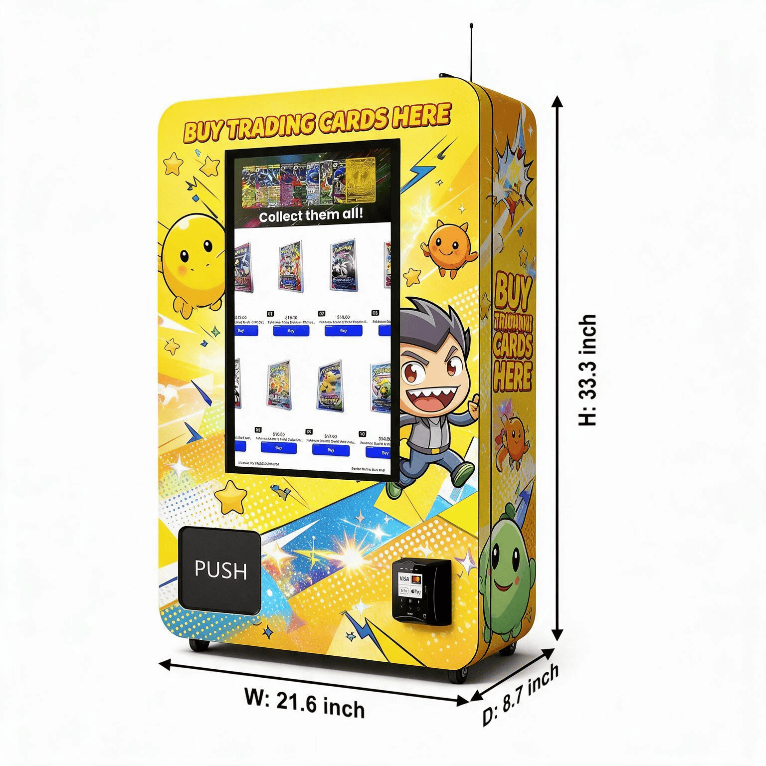 Mini TCG Smart Trading Card Vending Machine for Booster Packs