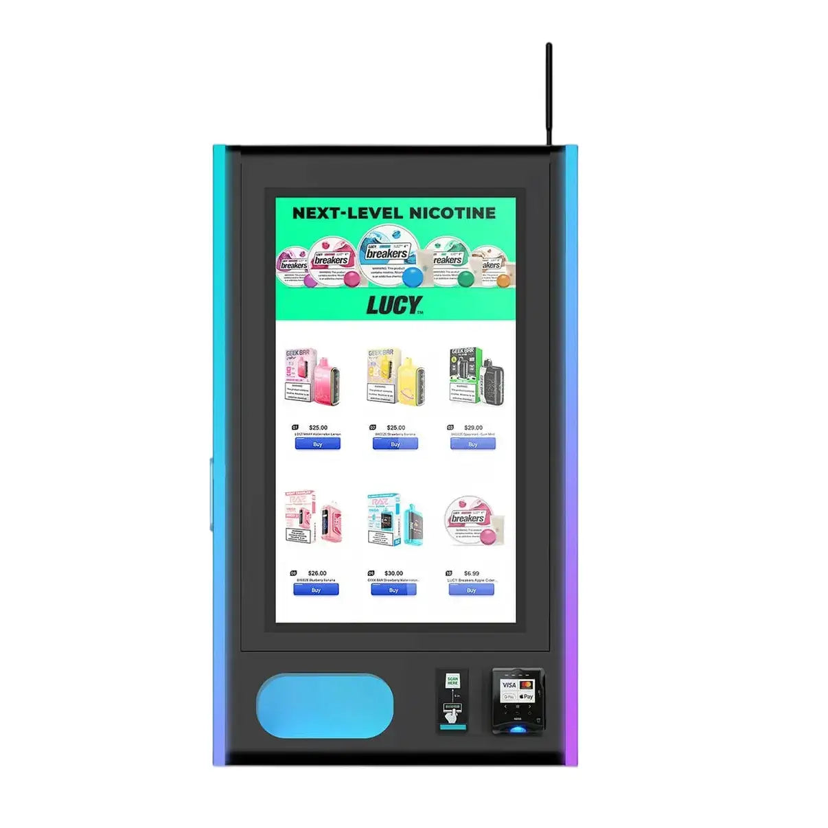 Mega Wall 2.0 Wall-Mounted Vape Vending Machine