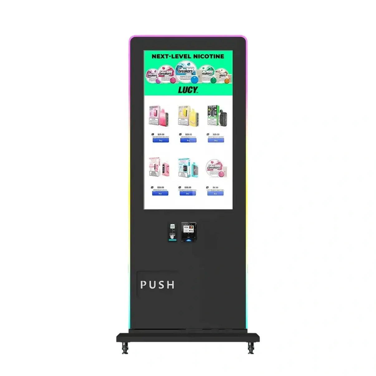 Slim Tower 2.0 Touchscreen Vape Vending Machine