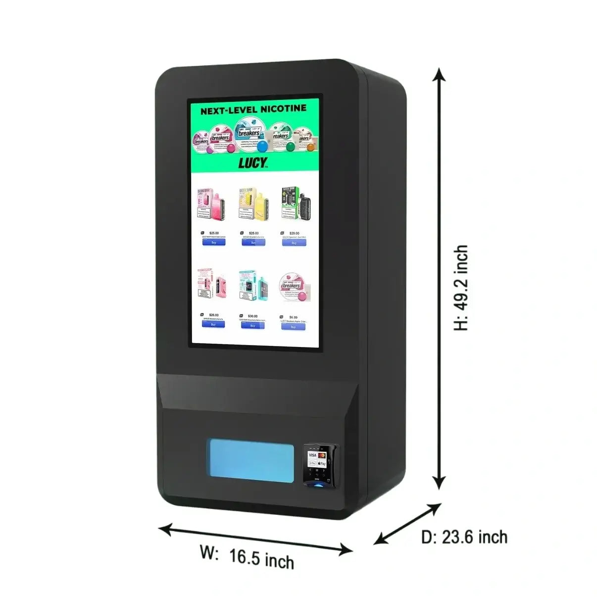 WeatherWall Outdoor Vape Vending Machine
